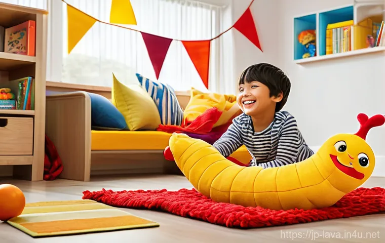 라바를 소재로 한 어린이 책 시리즈 - **Prompt 1: Expressive Larva Adventure**
    "A vibrant, high-quality picture book illustration of L...
