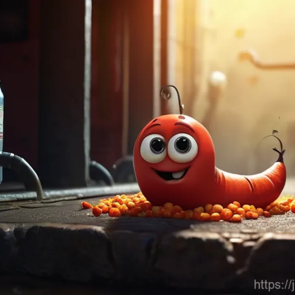 라바의 대표적인 스토리텔링 방식 - **Prompt 1: Red and Yellow's Sewer Snack Struggle**
    "A vibrant, high-definition animated still f...