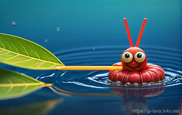 라바 해외 팬덤의 확장성 - **Prompt 1: Comical Food Struggle in a Sewer**
    "Two highly expressive animated larvae, the energ...