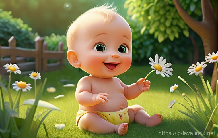 라바의 대사 없는 스토리텔링 기술 - **Prompt:** A vibrant, highly detailed 3D animation style, capturing a moment of intense yet comical...