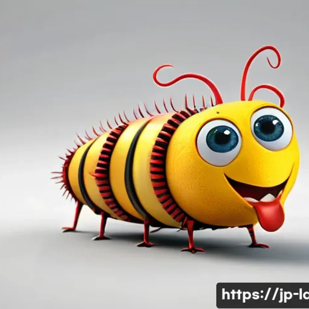 라바 굿즈 제작 비하인드 스토리 - **Prompt:** A highly detailed 3D rendering of the Larva characters, Red and Yellow, mid-action. Red ...