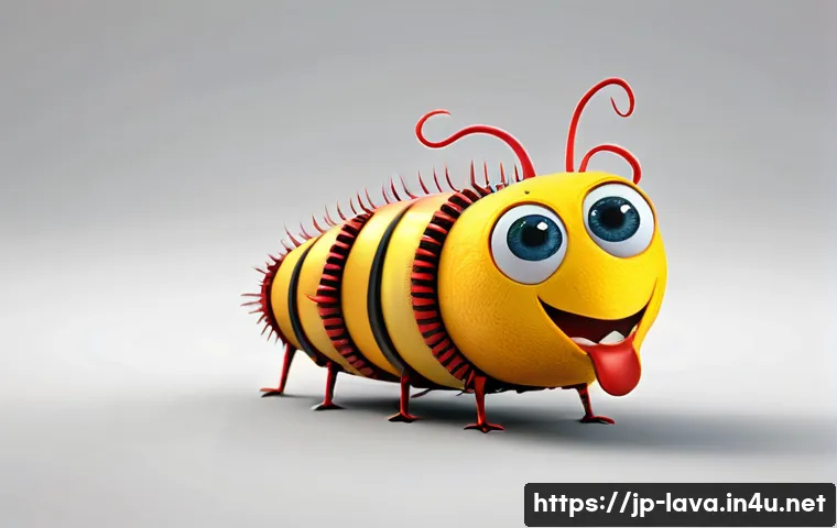 라바 굿즈 제작 비하인드 스토리 - **Prompt:** A highly detailed 3D rendering of the Larva characters, Red and Yellow, mid-action. Red ...