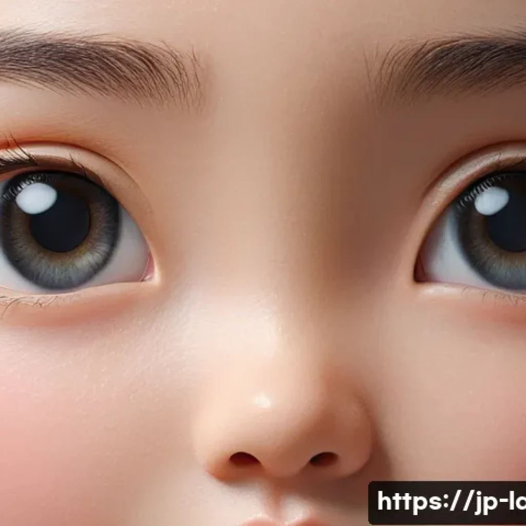 라바의 캐릭터 간 언어 표현법 - A cute rubber character with subtle emotional expression conveyed through eyes and eyebrows: eyes lo...