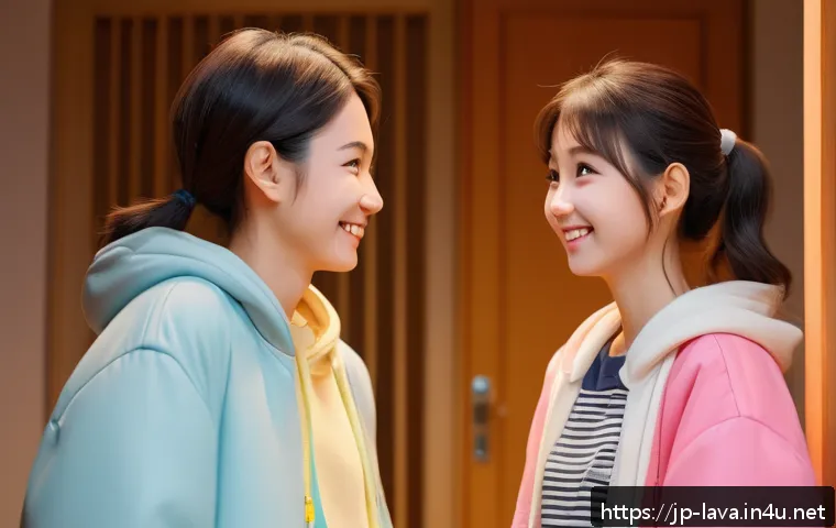 라바 캐릭터들의 상호 작용 방식 - A charming scene featuring two rubbery cartoon characters with distinctly contrasting personalities:...