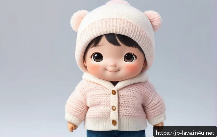 라바 캐릭터의 심리적 설정 - A cute Laba character with a simple, soft design featuring large expressive eyes and subtle eyebrow ...