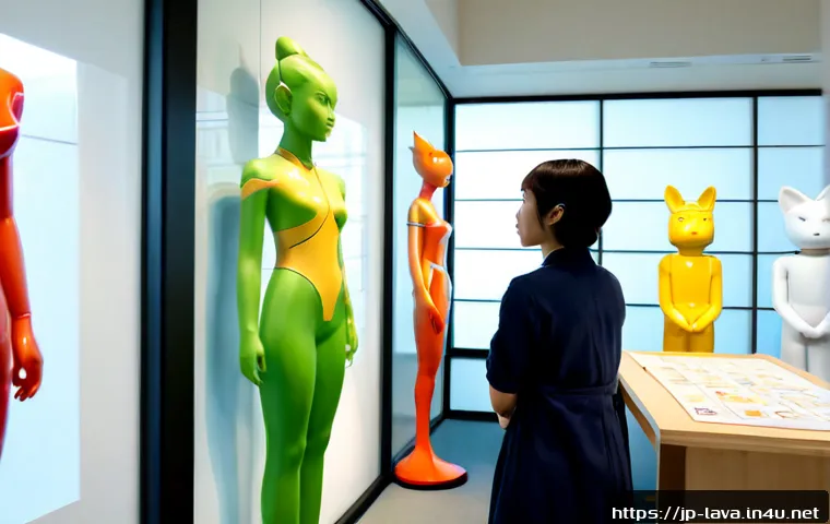 라바 제작사 투바앤의 향후 프로젝트 - Photorealistic animation production studio in Tokyo, diverse creative team reviewing colorful charac...